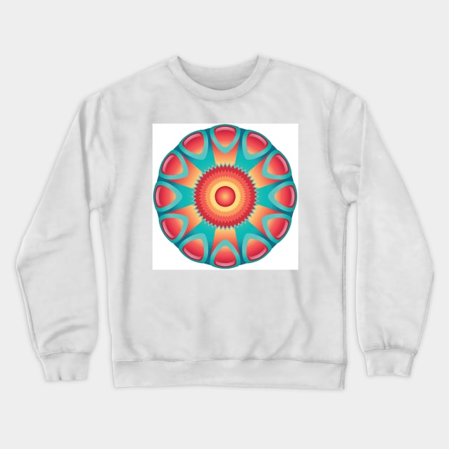 Colorful Abstract Art Crewneck Sweatshirt by BruceALMIGHTY Baker